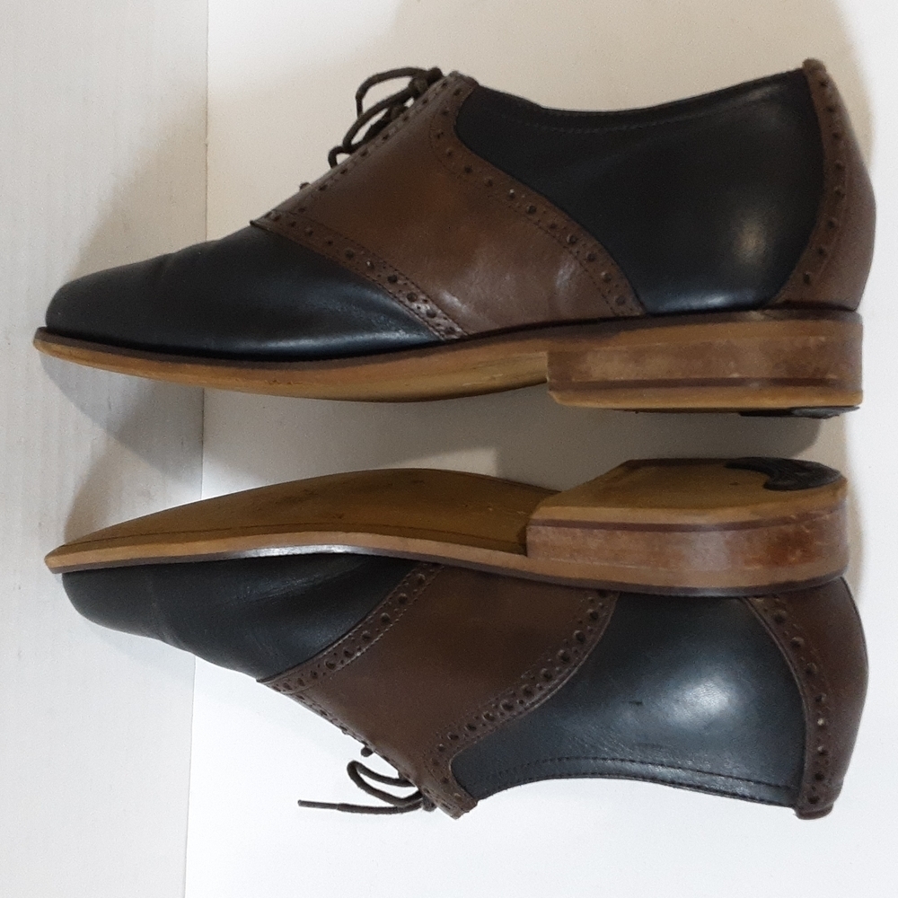 Cole Hann mens oxford derby lace up dress shoe in size 10.5M - Picture 7 of 11